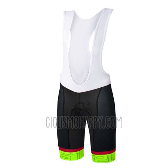 Castelli Cycling Jersey Bib Short 2017 Men Short Sleeve Green