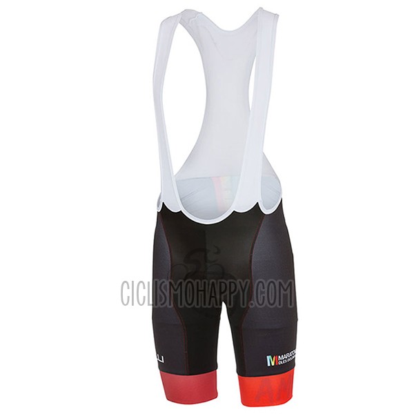 Castelli Cycling Jersey Bib Short 2017 Men Short Sleeve Maratone Red