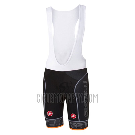 Castelli Cycling Jersey Bib Short 2017 Men Short Sleeve Orange