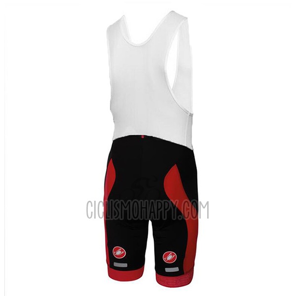 Castelli Cycling Jersey Bib Short 2017 Men Short Sleeve White