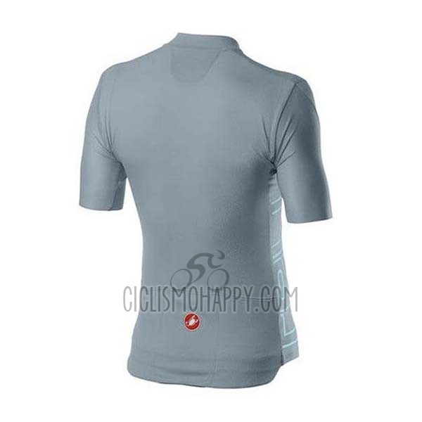 Castelli Cycling Jersey Bib Short 2020 Men Short Sleeve Gray