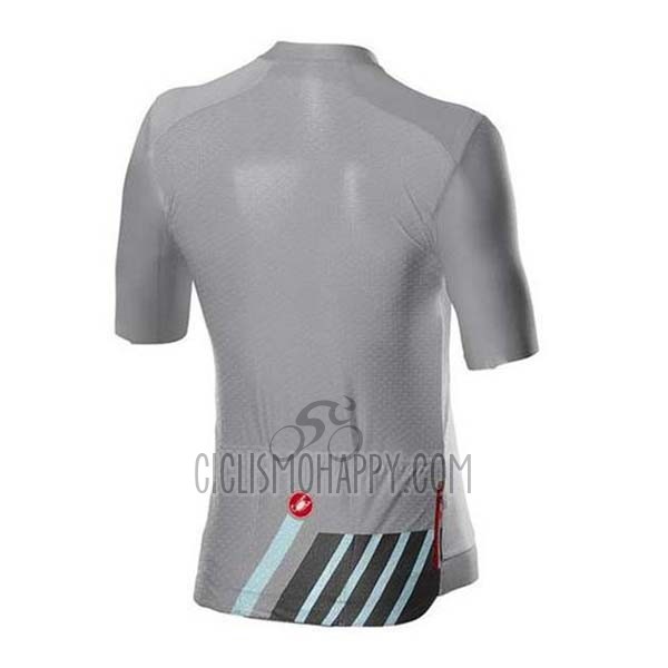 Castelli Cycling Jersey Bib Short 2020 Men Short Sleeve Gray Black