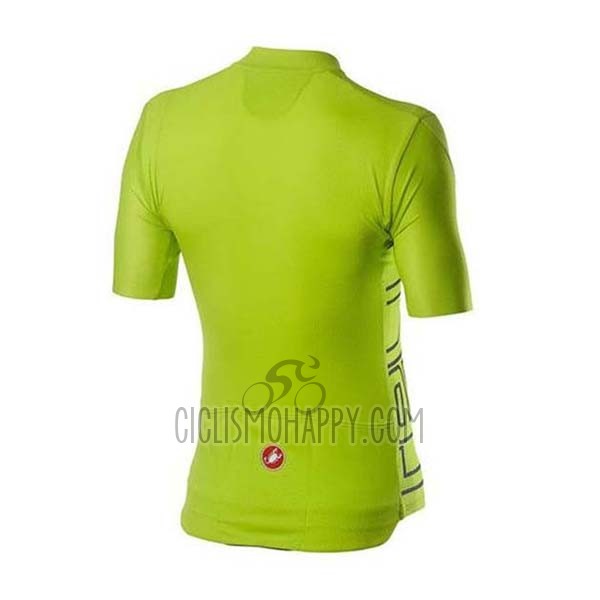 Castelli Cycling Jersey Bib Short 2020 Men Short Sleeve Green