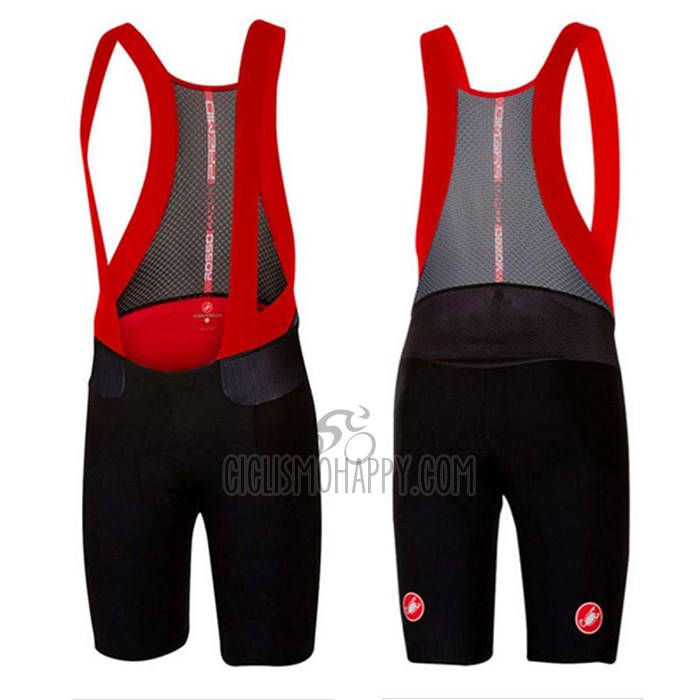 Castelli Cycling Jersey Bib Short 2020 Men Short Sleeve Red