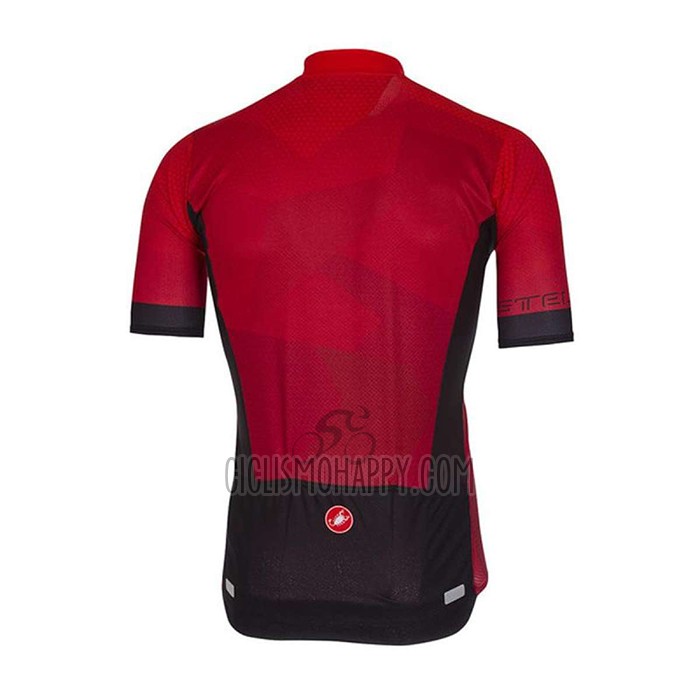 Castelli Cycling Jersey Bib Short 2020 Men Short Sleeve Red