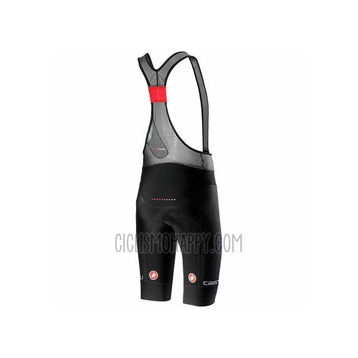 Castelli Cycling Jersey Bib Short 2021 Men Short Sleeve Black Gray White