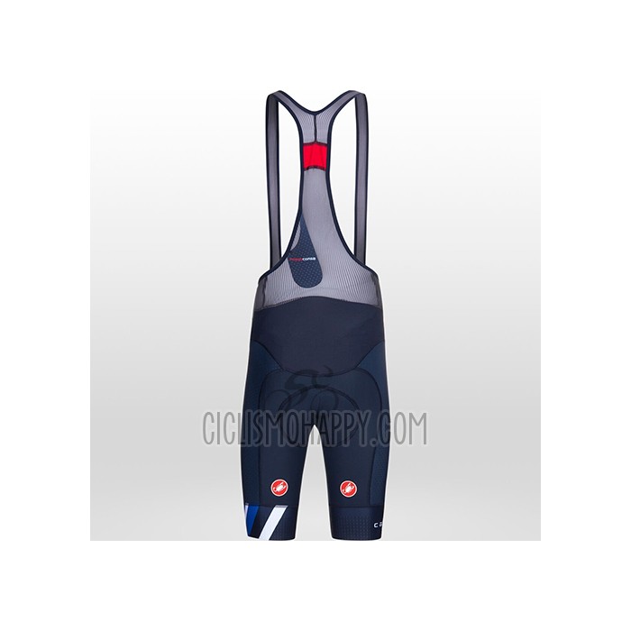 Castelli Cycling Jersey Bib Short 2021 Men Short Sleeve Blue Black White