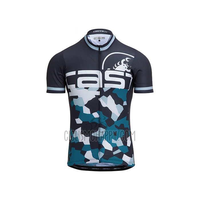Castelli Cycling Jersey Bib Short 2021 Men Short Sleeve Blue Gray