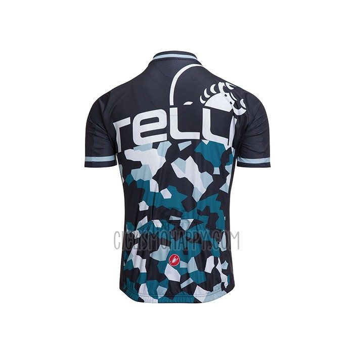 Castelli Cycling Jersey Bib Short 2021 Men Short Sleeve Blue Gray