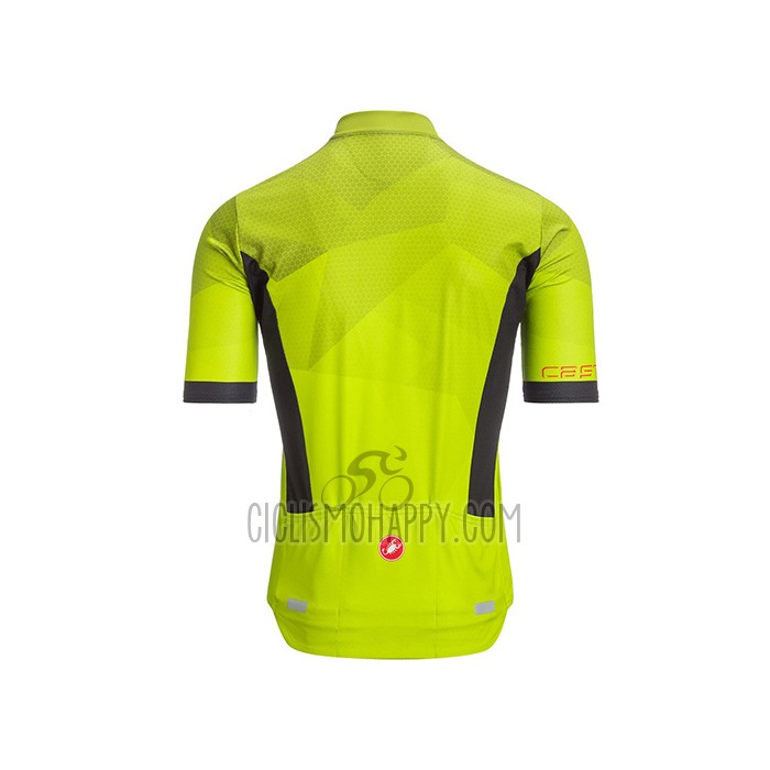Castelli Cycling Jersey Bib Short 2021 Men Short Sleeve Bright Yellow