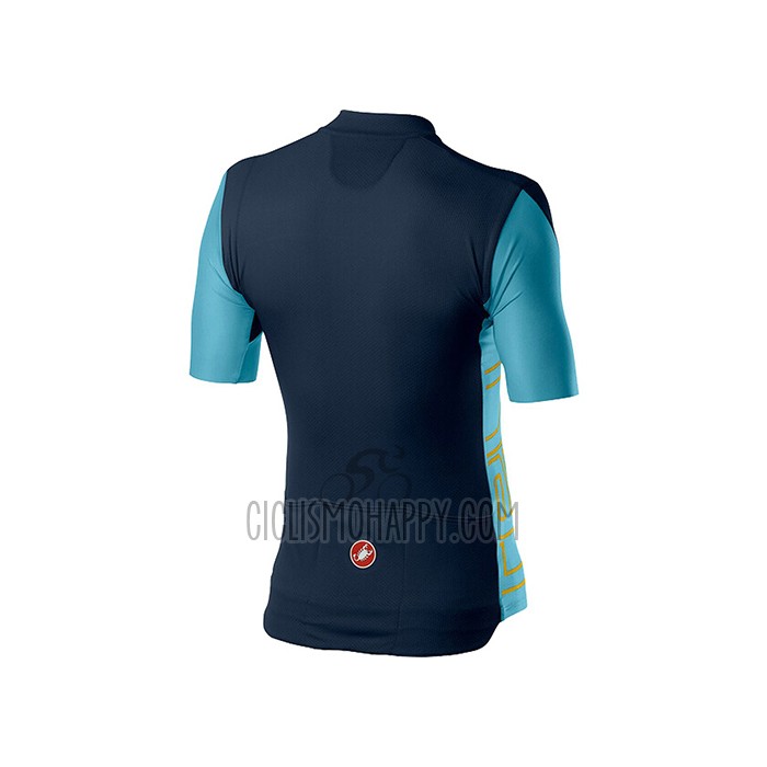 Castelli Cycling Jersey Bib Short 2021 Men Short Sleeve Dark Blue