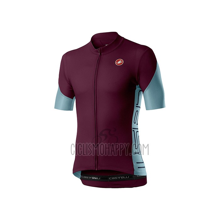 Castelli Cycling Jersey Bib Short 2021 Men Short Sleeve Dark Purple