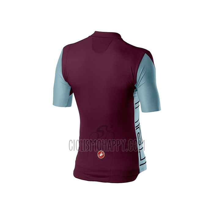 Castelli Cycling Jersey Bib Short 2021 Men Short Sleeve Dark Purple