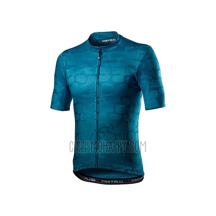 Castelli Cycling Jersey Bib Short 2021 Men Short Sleeve Deep Blue