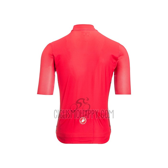 Castelli Cycling Jersey Bib Short 2021 Men Short Sleeve Deep Pink