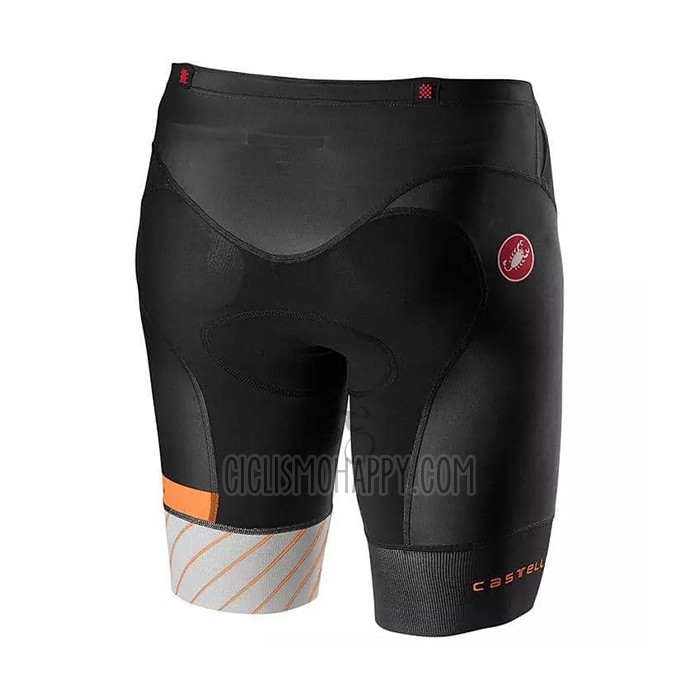 Castelli Cycling Jersey Bib Short 2021 Men Short Sleeve Gray