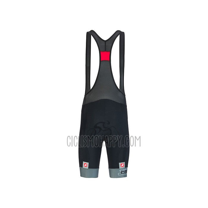 Castelli Cycling Jersey Bib Short 2021 Men Short Sleeve Gray White