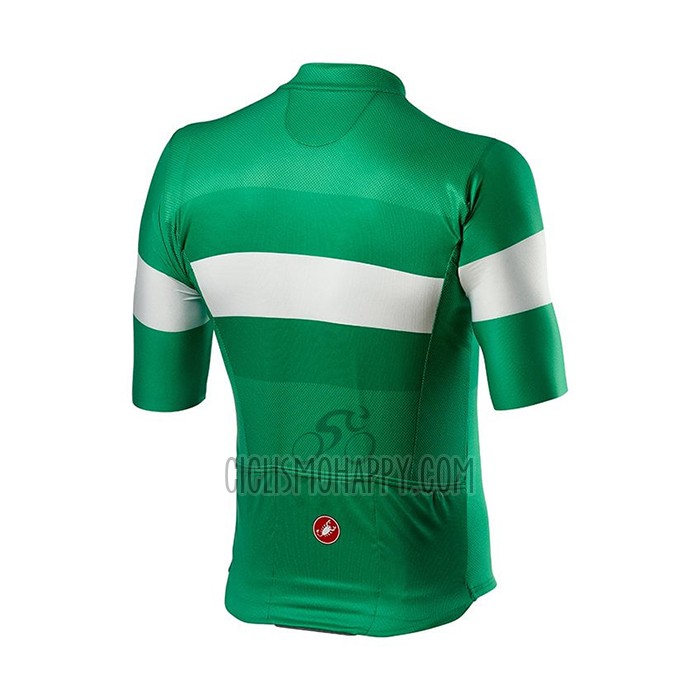 Castelli Cycling Jersey Bib Short 2021 Men Short Sleeve Green
