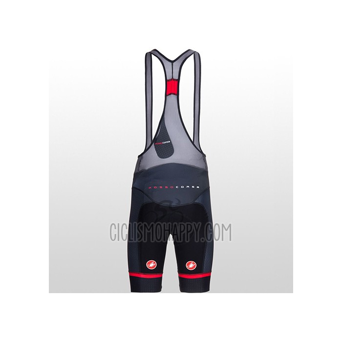 Castelli Cycling Jersey Bib Short 2021 Men Short Sleeve Red White