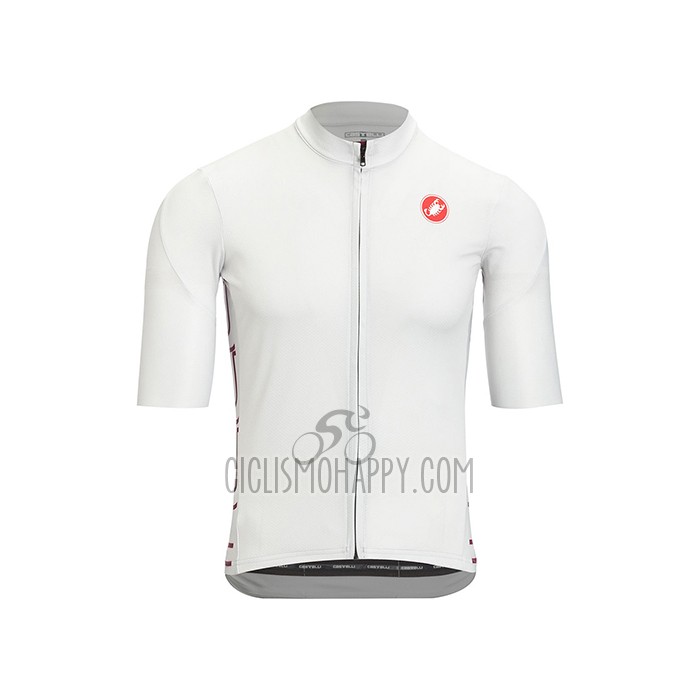 Castelli Cycling Jersey Bib Short 2021 Men Short Sleeve White