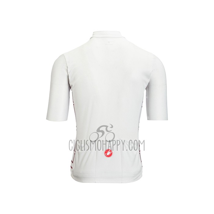 Castelli Cycling Jersey Bib Short 2021 Men Short Sleeve White