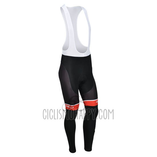 Castelli Cycling Jersey Bib Tight 2013 Men Long Sleeve White