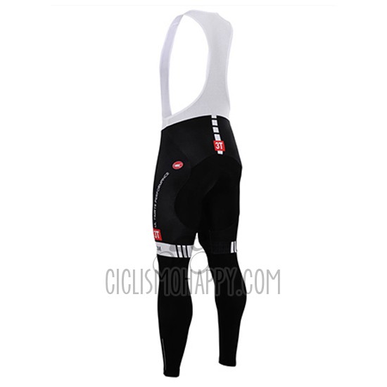 Castelli Cycling Jersey Bib Tight 2015 Men Long Sleeve Black