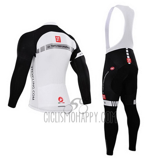 Castelli Cycling Jersey Bib Tight 2015 Men Long Sleeve Deep Black
