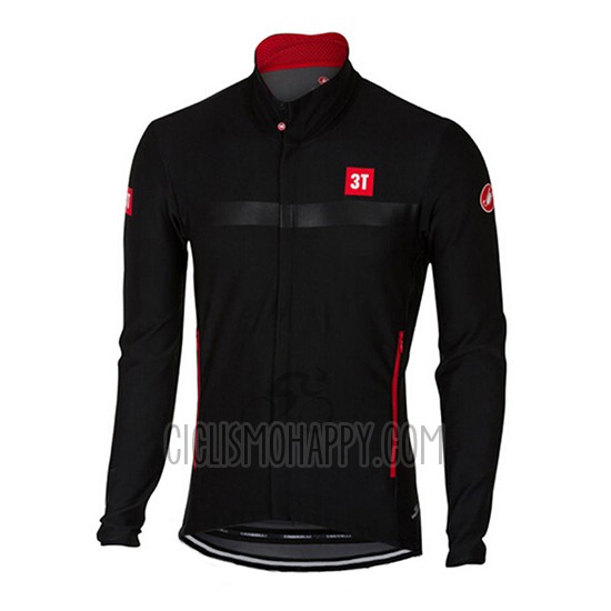 Castelli Cycling Jersey Bib Tight 2017 Men Long Sleeve Black