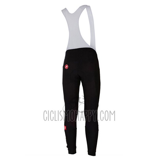 Castelli Cycling Jersey Bib Tight 2017 Men Long Sleeve Black