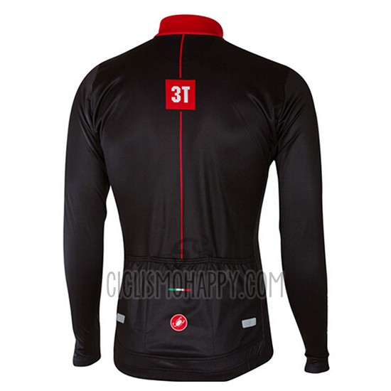 Castelli Cycling Jersey Bib Tight 2017 Men Long Sleeve Deep Black