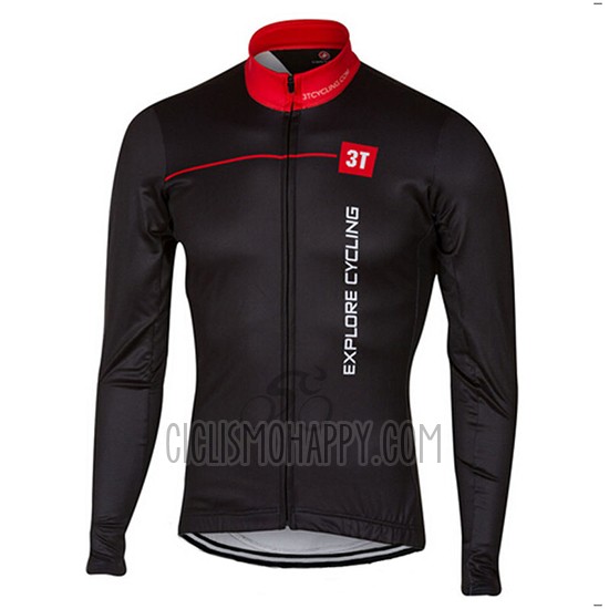 Castelli Cycling Jersey Bib Tight 2017 Men Long Sleeve Deep Black