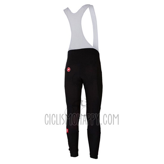 Castelli Cycling Jersey Bib Tight 2017 Men Long Sleeve Deep Black