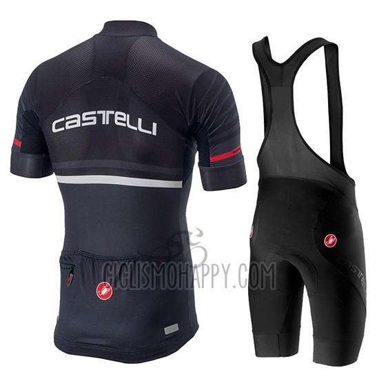 Castelli Free AR 4.1 Cycling Jersey Bib Short 2019 Men Short Sleeve Black