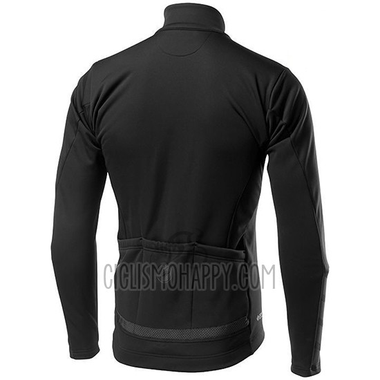 Castelli Raddoppia 2 Cycling Jersey Bib Tight 2019 Men Long Sleeve Black