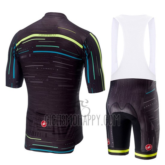 Castelli Tabula Rasa Cycling Jersey Bib Short 2019 Men Short Sleeve Black