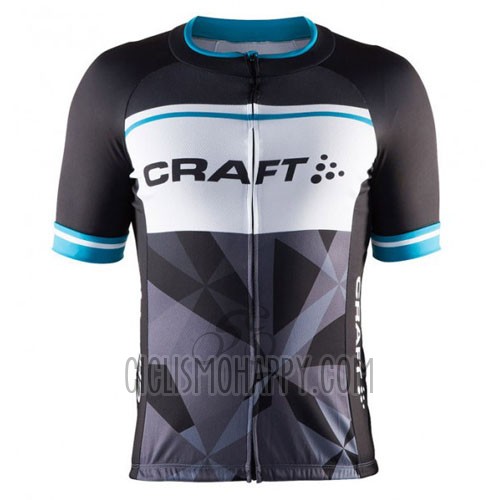 Craft Cycling Jersey Bib Short 2016 Men Short Sleeve Blue and Black