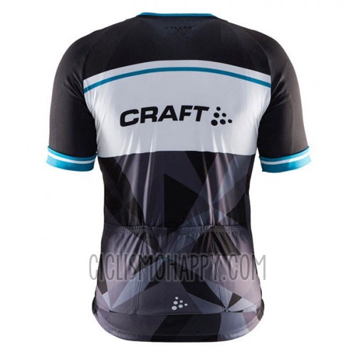 Craft Cycling Jersey Bib Short 2016 Men Short Sleeve Blue and Black