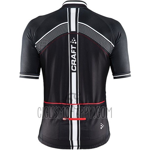 Craft Cycling Jersey Bib Short 2016 Men Short Sleeve Red and Black
