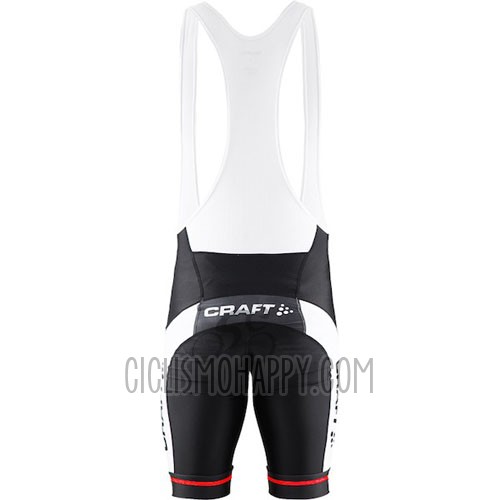 Craft Cycling Jersey Bib Short 2016 Men Short Sleeve Red and Black