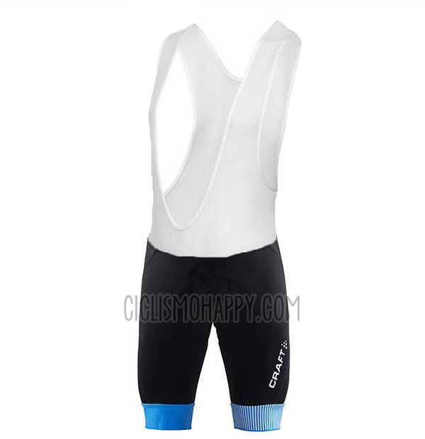 Craft Cycling Jersey Bib Short 2017 Men Short Sleeve Blue