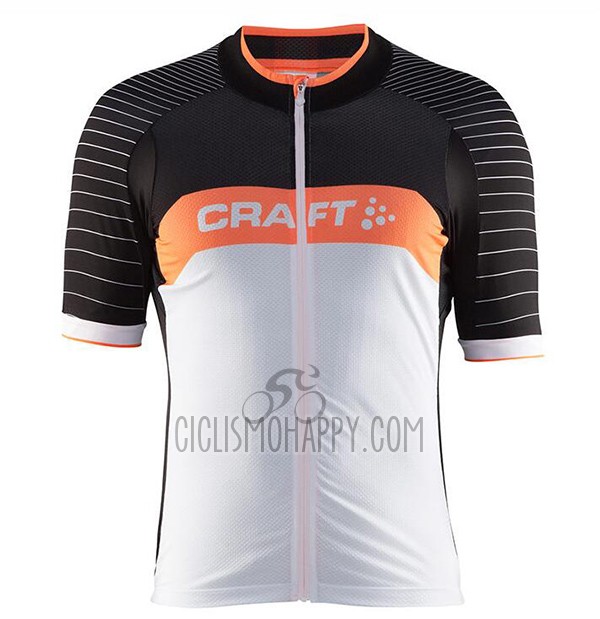 Craft Cycling Jersey Bib Short 2017 Men Short Sleeve Gray and Black
