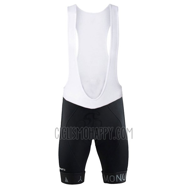 Craft Cycling Jersey Bib Short 2017 Men Short Sleeve Monuments Gray