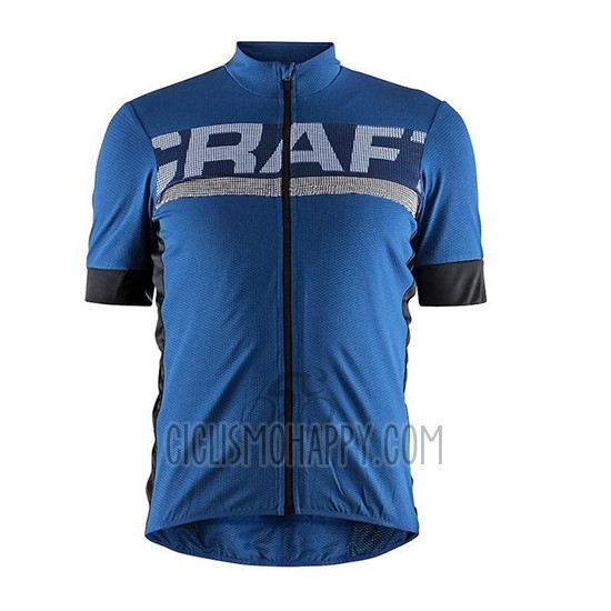 Craft Cycling Jersey Bib Short 2018 Men Short Sleeve Blue