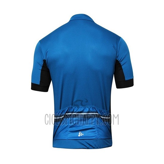 Craft Cycling Jersey Bib Short 2018 Men Short Sleeve Blue