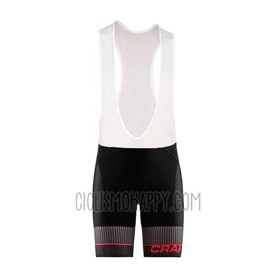 Craft Cycling Jersey Bib Short 2018 Men Short Sleeve Route Black Red