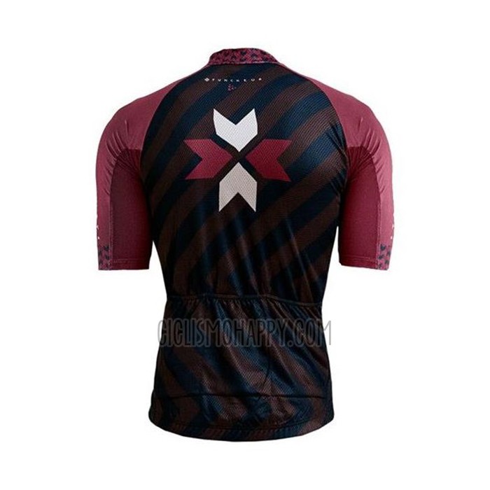Craft Cycling Jersey Bib Short 2020 Men Short Sleeve Dark Blue Red