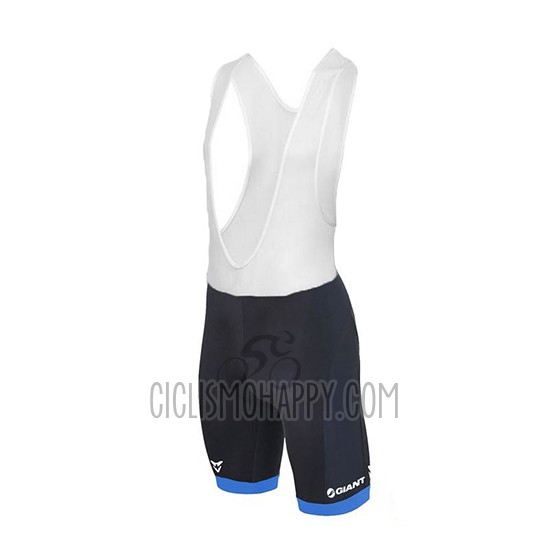 Giant Club Sport Cycling Jersey Bib Short 2018 Men Short Sleeve Blue and Black