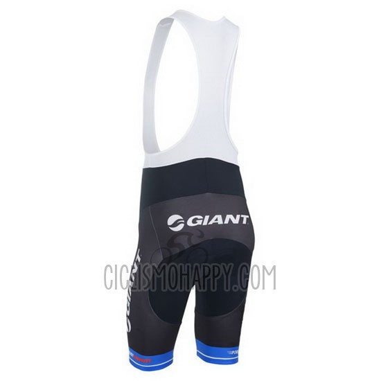 Giant Cycling Jersey Bib Short 2013 Men Short Sleeve Black and Yellow