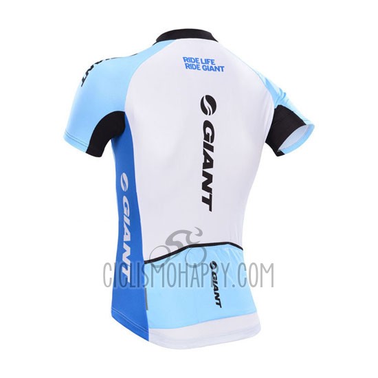 Giant Cycling Jersey Bib Short 2014 Men Short Sleeve White